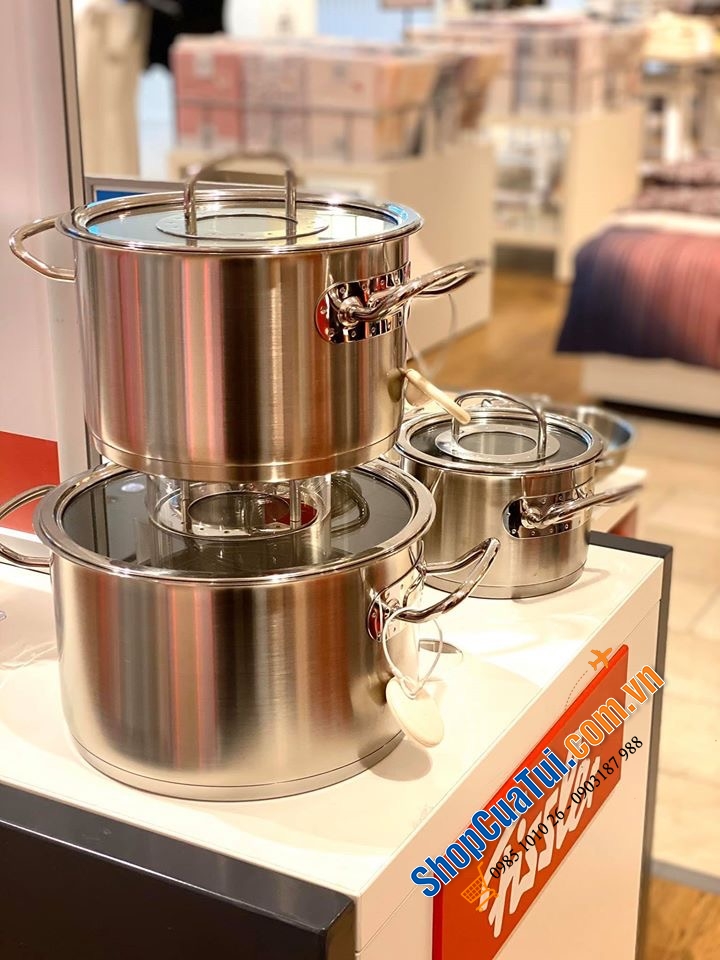 Bộ nồi Fissler Profi Original set 5 FISSLER ORIGINAL PPROFI - MADE IN GERMANY
