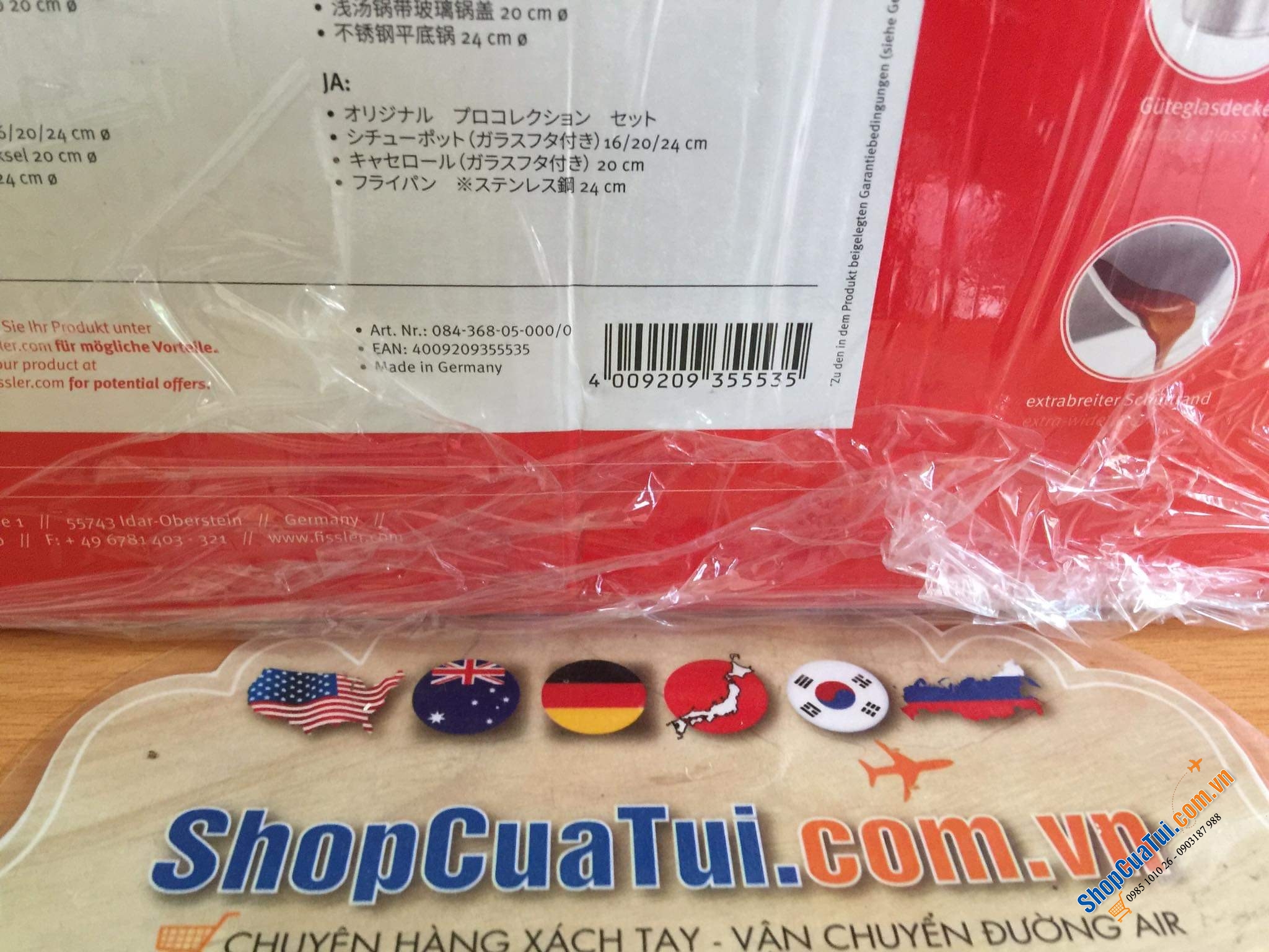 Bộ nồi Fissler Profi Original set 5 FISSLER ORIGINAL PPROFI - MADE IN GERMANY