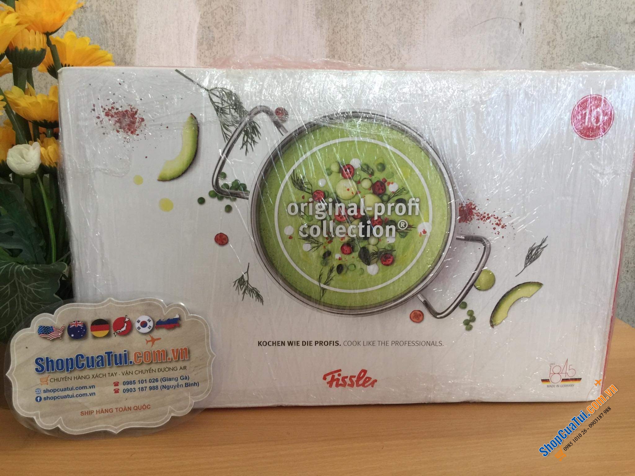 Bộ nồi Fissler Profi Original set 5 FISSLER ORIGINAL PPROFI - MADE IN GERMANY