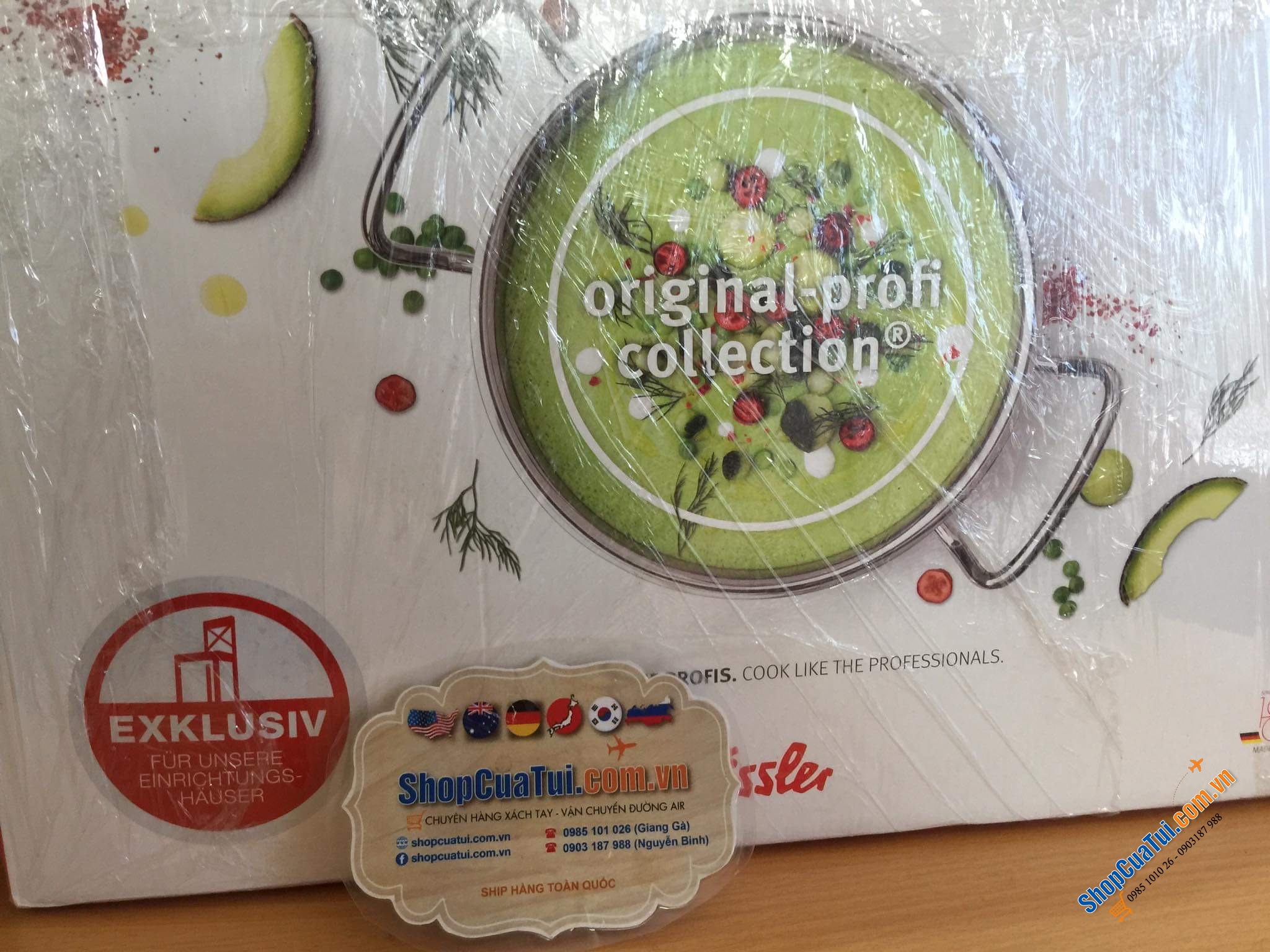 Bộ nồi Fissler Profi Original set 5 FISSLER ORIGINAL PPROFI - MADE IN GERMANY