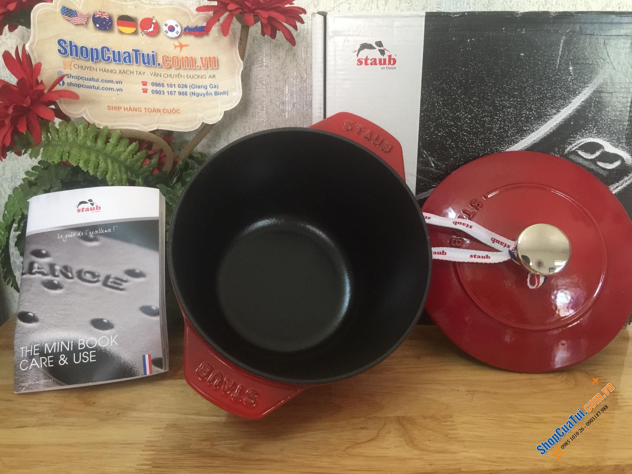 NỒI STAUB GOHAN 16 CM ĐỎ