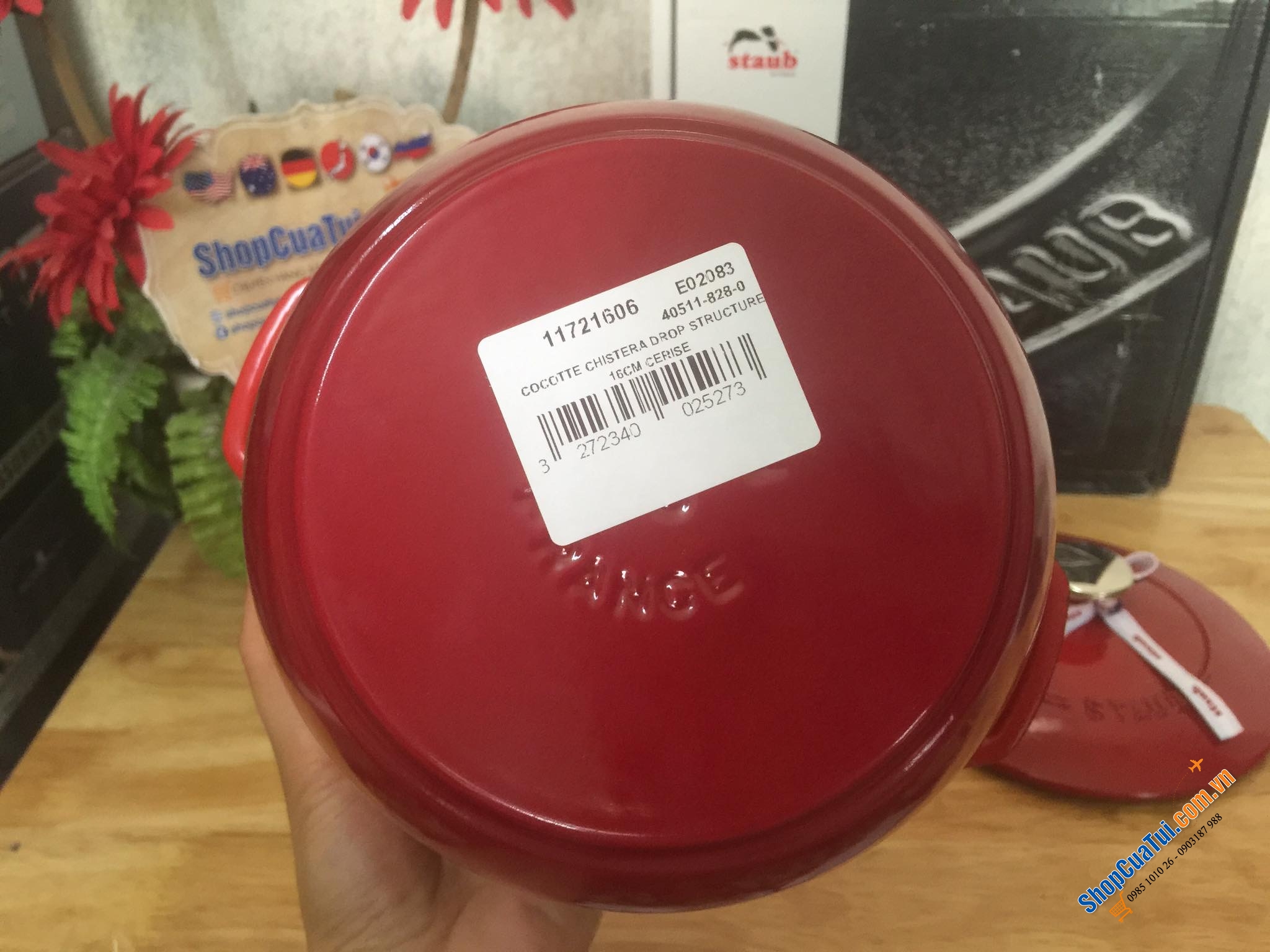 NỒI STAUB GOHAN 16 CM ĐỎ