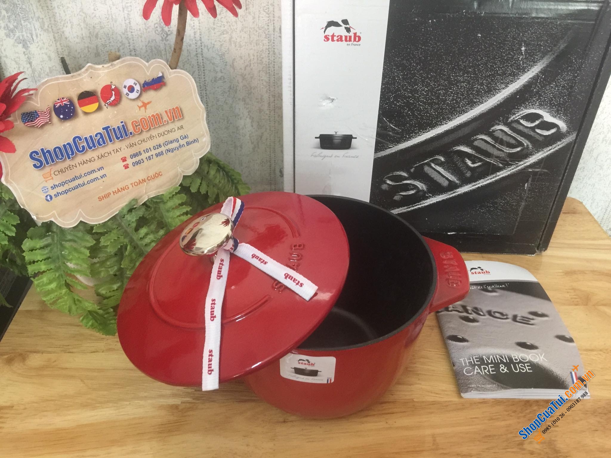 NỒI STAUB GOHAN 16 CM ĐỎ