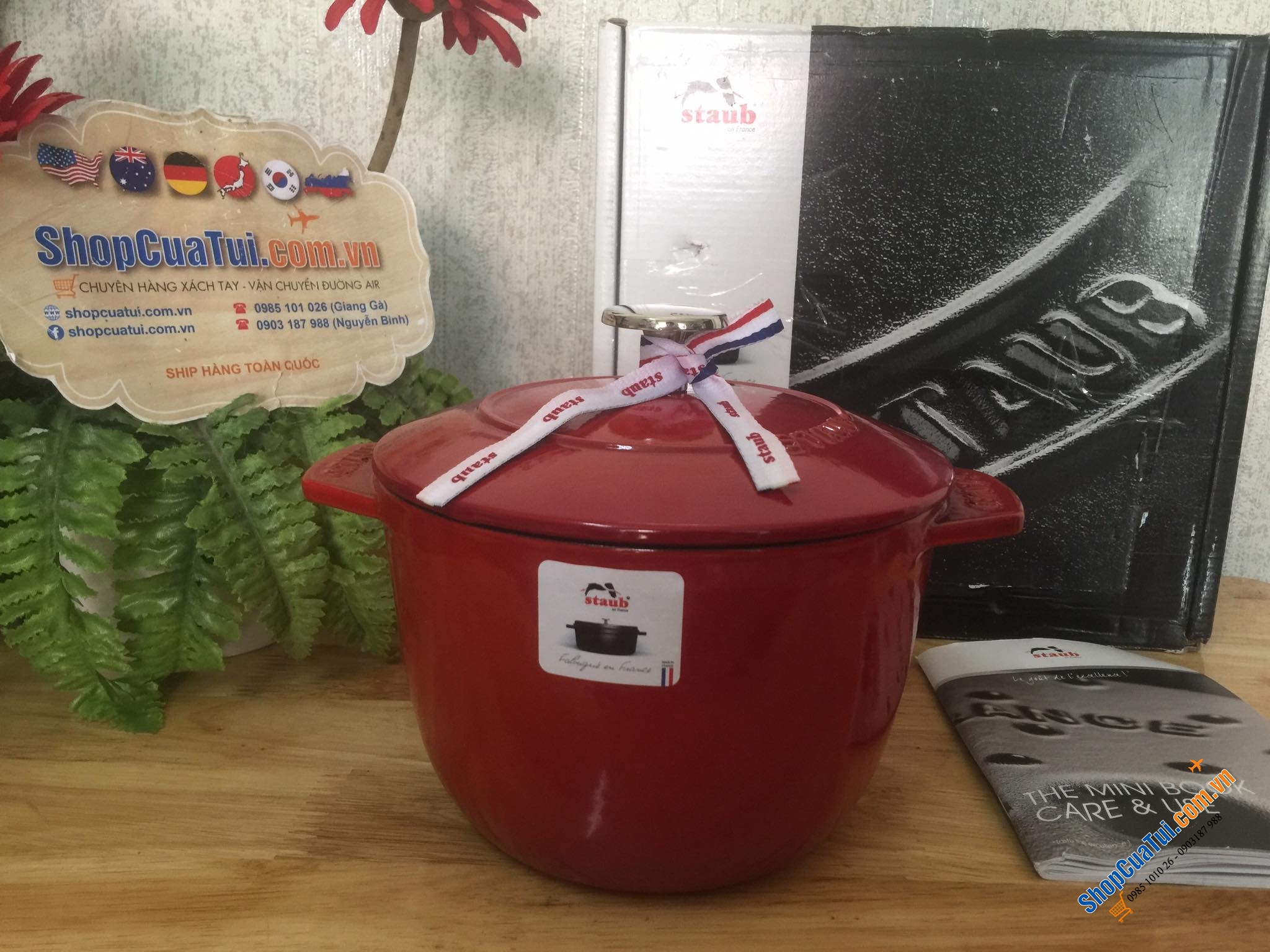 NỒI STAUB GOHAN 16 CM ĐỎ