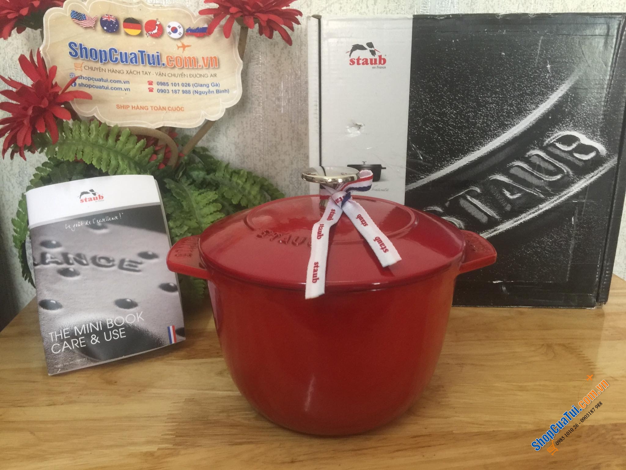 NỒI STAUB GOHAN 16 CM ĐỎ