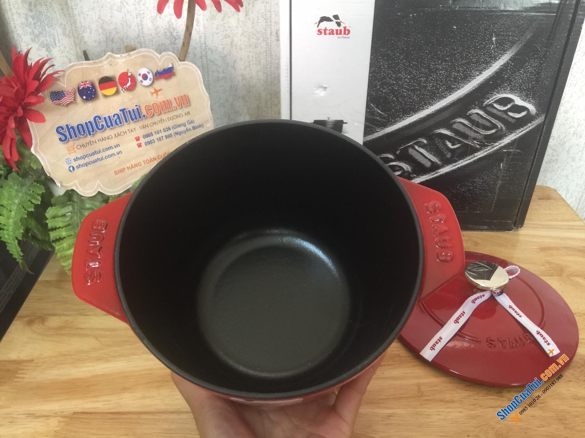 NỒI STAUB GOHAN 16 CM ĐỎ
