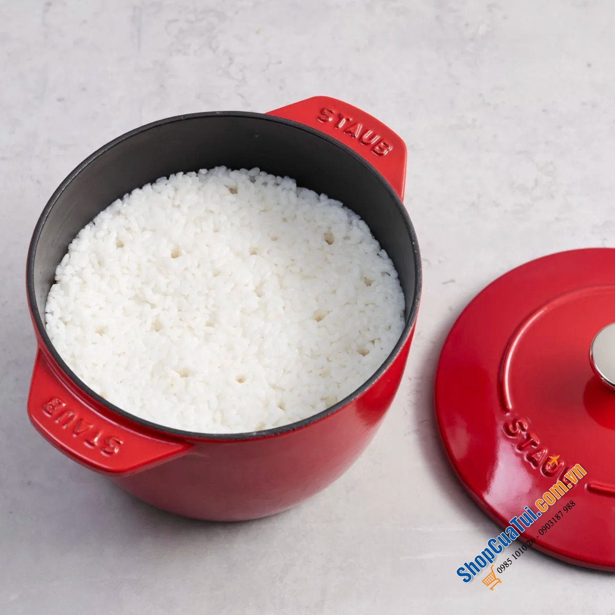 NỒI STAUB GOHAN 16 CM ĐỎ