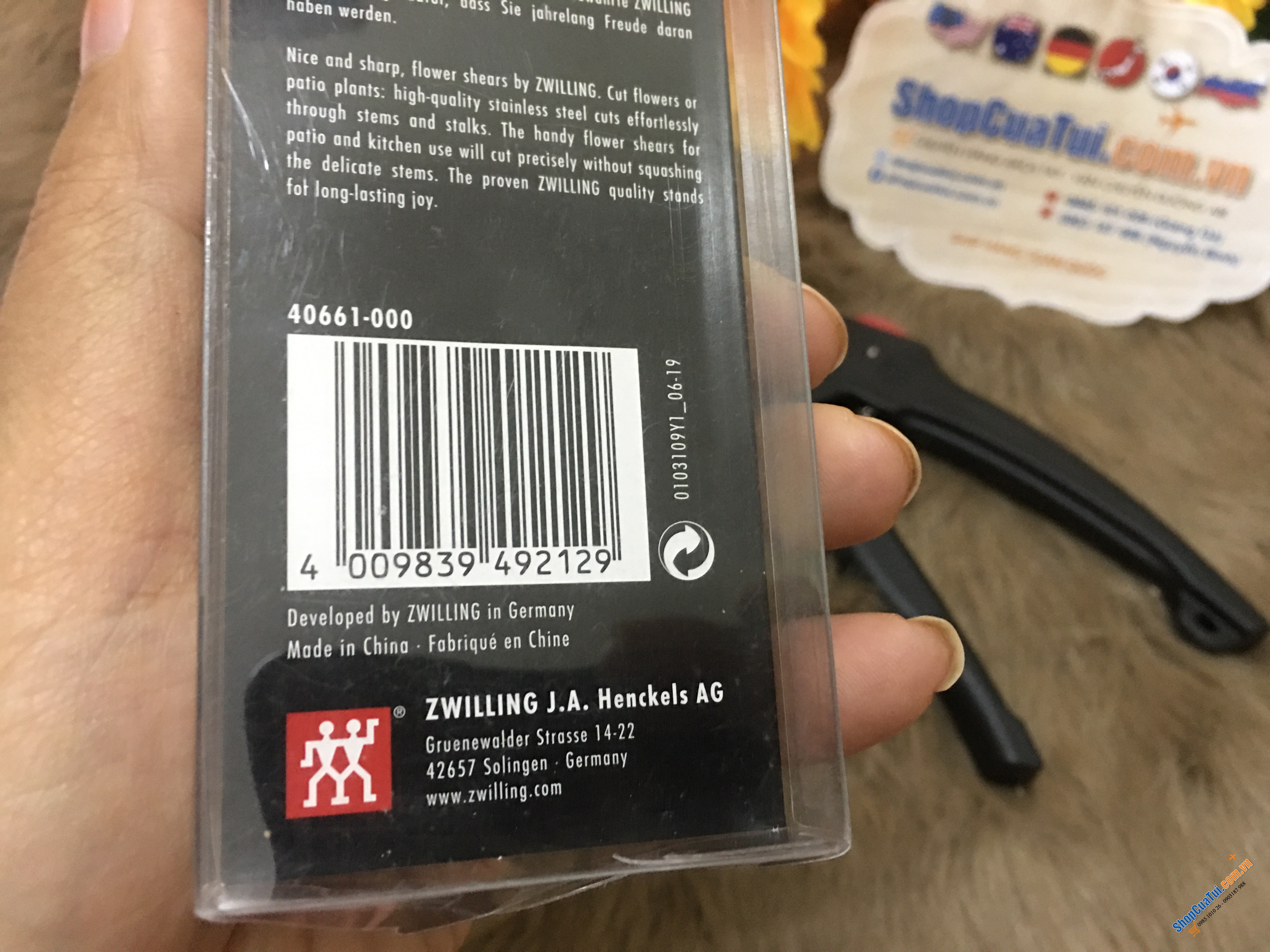 KÉO CẮT HOA - TỈA CÀNH ZWILLING siêu xịn - làm vườn