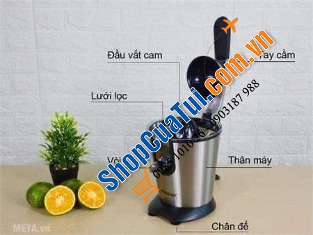 Máy vắt cam Caso CP200 Có tay cầm