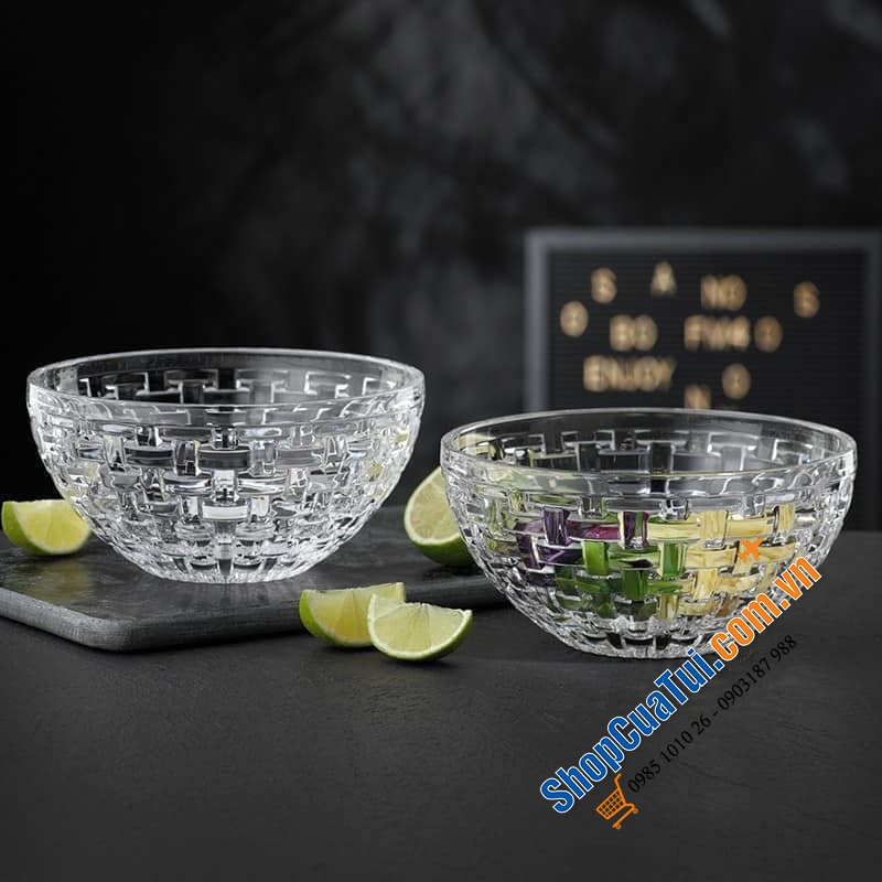 Set 2 bát pha lê Nachtmann - size 15cm