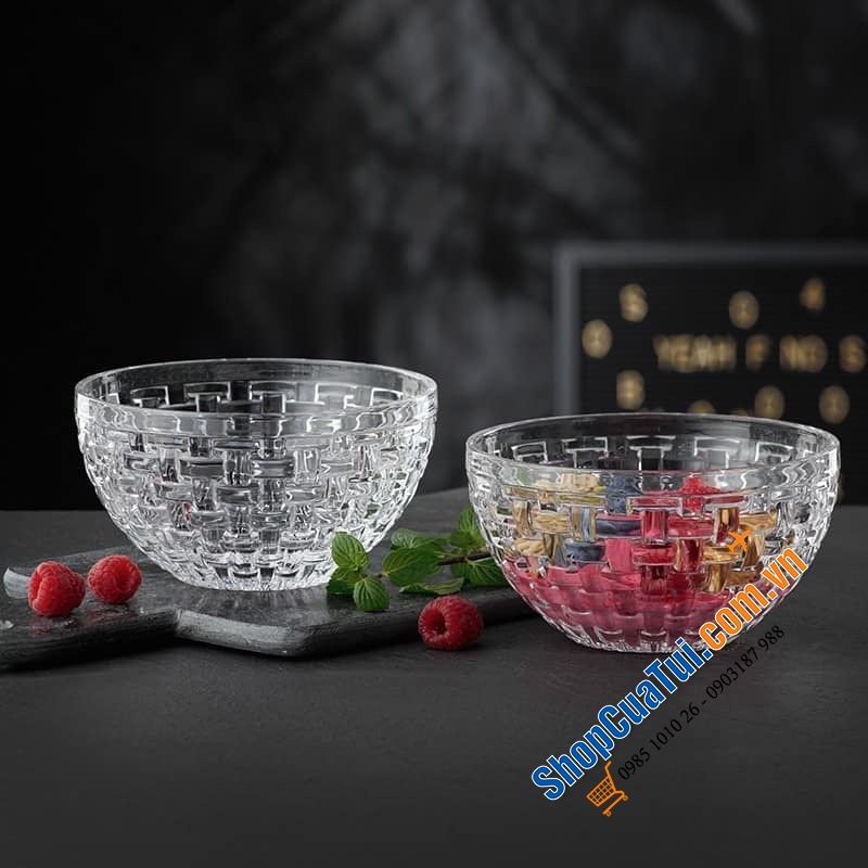 Set 2 bát pha lê Nachtmann - size 15cm