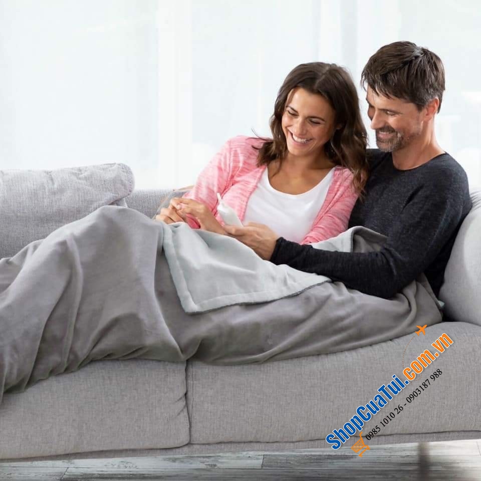 Chăn điện- CHĂN SƯỞI ĐIỆN size đại XXL MEDISANA HB675 - 150x200 cm