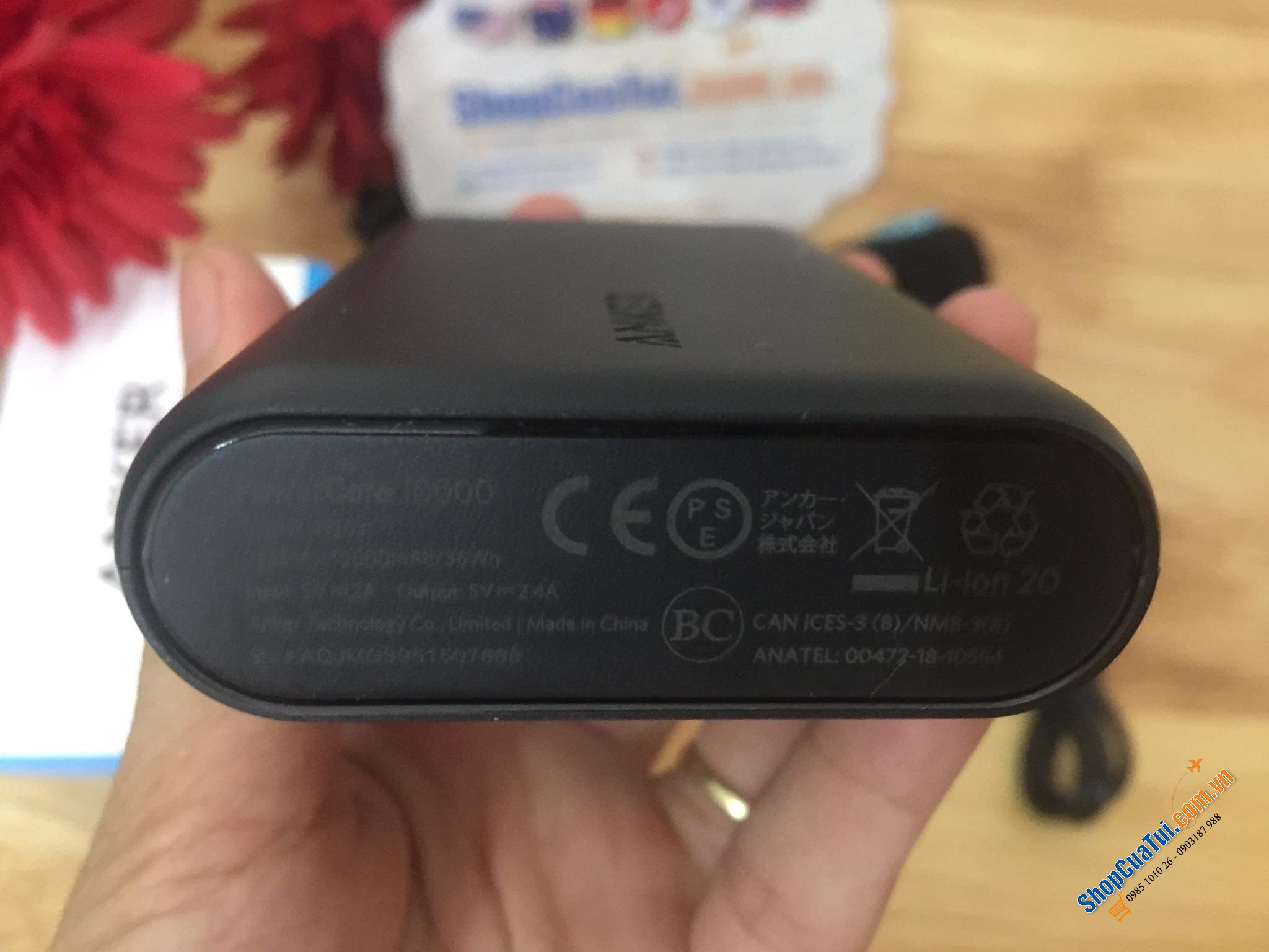 Pin Sạc Dự Phòng Anker PowerCore 10000mAh.