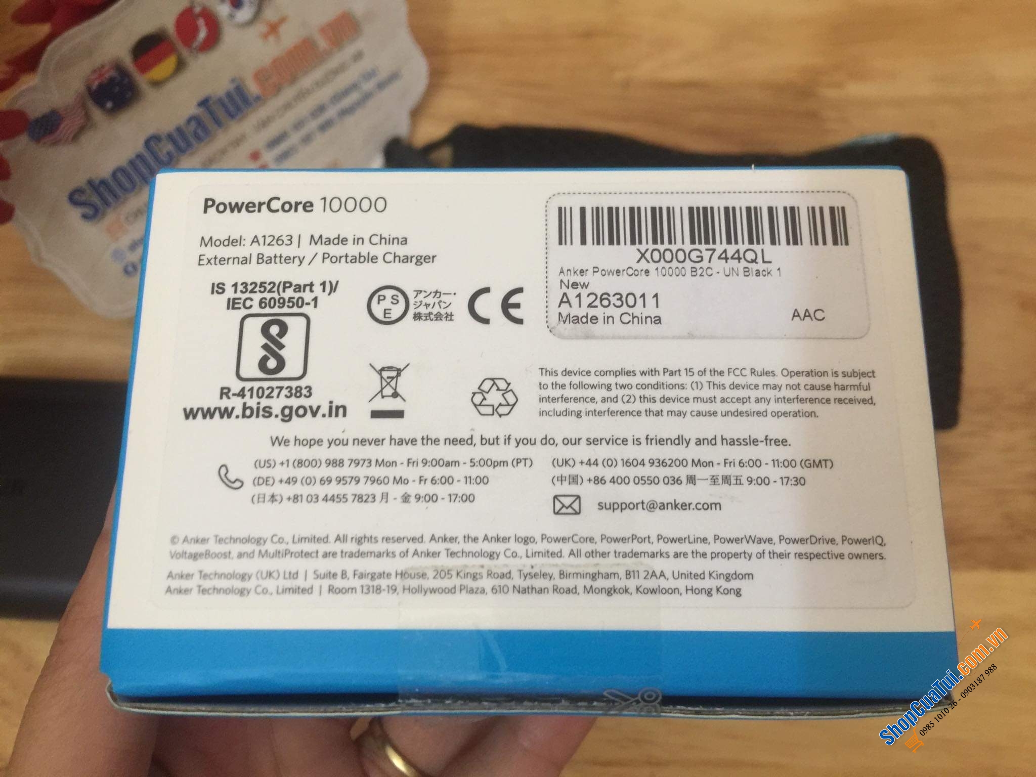 Pin Sạc Dự Phòng Anker PowerCore 10000mAh.