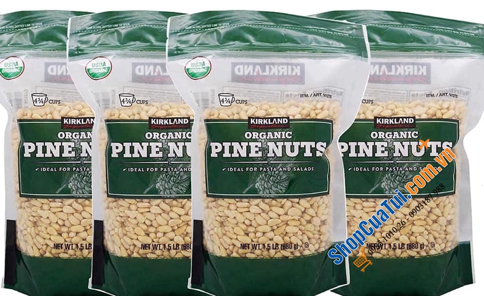 HẠT THÔNG HỮU CƠ ORGANIC PINE NUT KIRKLAND 680g