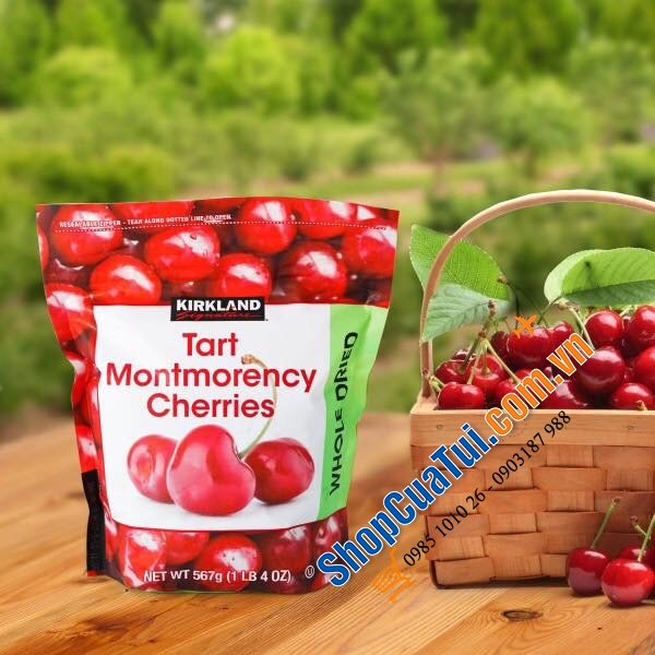 Cherry Sấy Khô Kirkland Signature Tart Montmorency Cherries (567g) - Xuất xứ: Mỹ