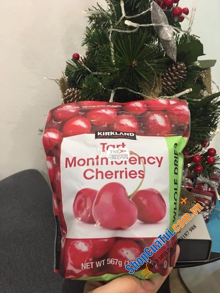 Cherry Sấy Khô Kirkland Signature Tart Montmorency Cherries (567g) - Xuất xứ: Mỹ