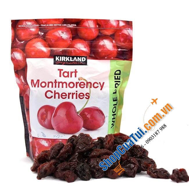 Cherry Sấy Khô Kirkland Signature Tart Montmorency Cherries (567g) - Xuất xứ: Mỹ