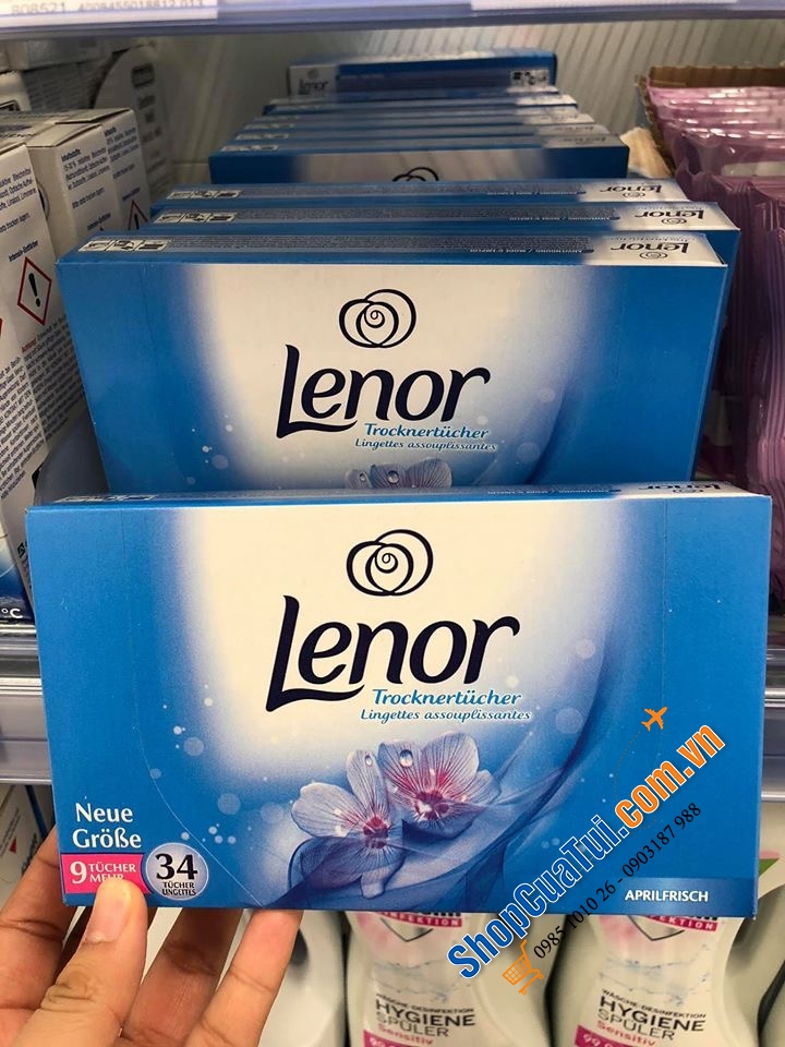 GIẤY THƠM LENOR cho quần áo trong tủ hoặc khoảng không gian nhà bạn thơm một cách thanh mát, dễ chịu. Mùi hương của giấy thơm Lenor là mùi hoa ly, có thể lưu giữ mùi được 48h.