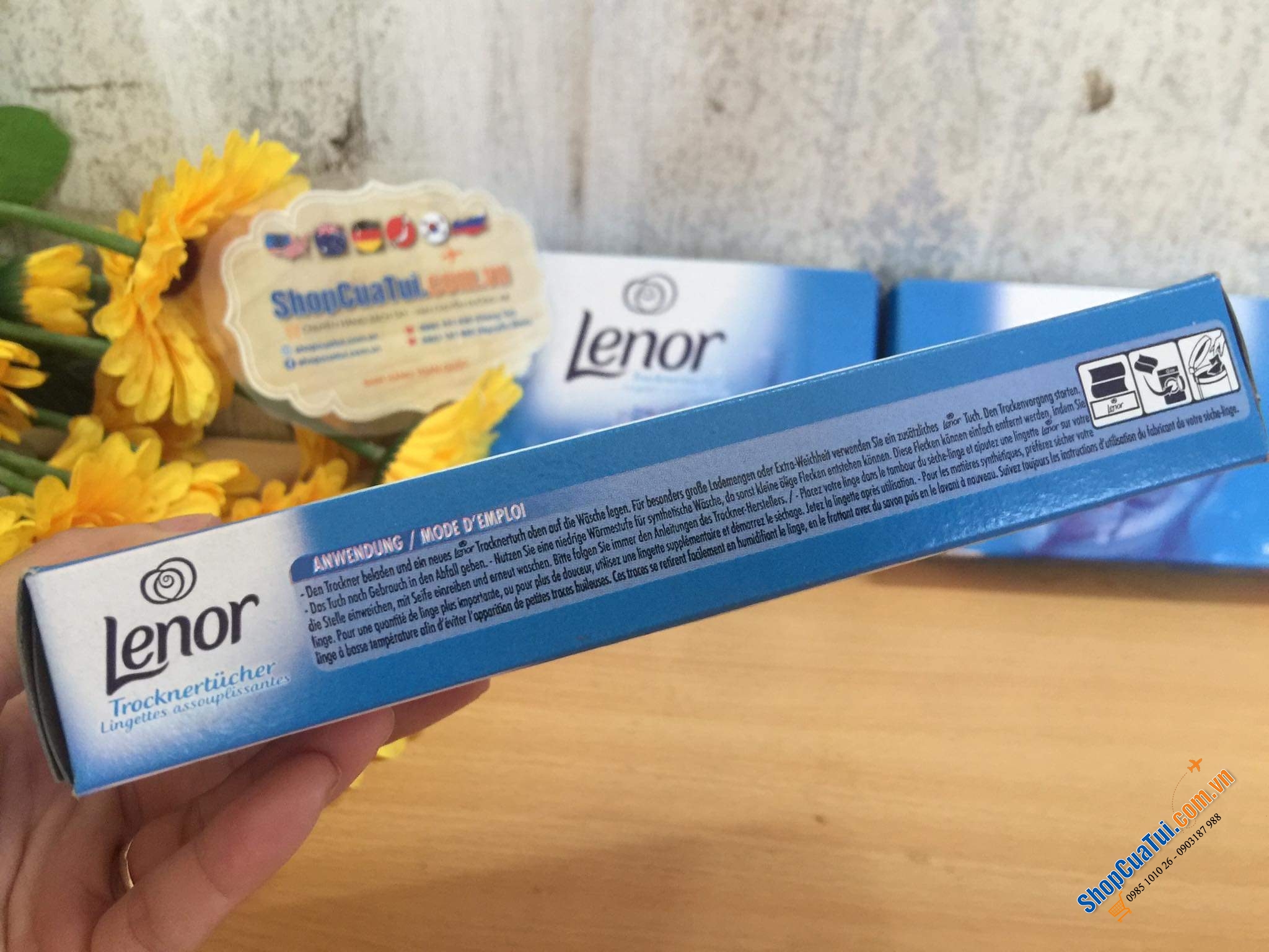GIẤY THƠM LENOR cho quần áo trong tủ hoặc khoảng không gian nhà bạn thơm một cách thanh mát, dễ chịu. Mùi hương của giấy thơm Lenor là mùi hoa ly, có thể lưu giữ mùi được 48h.