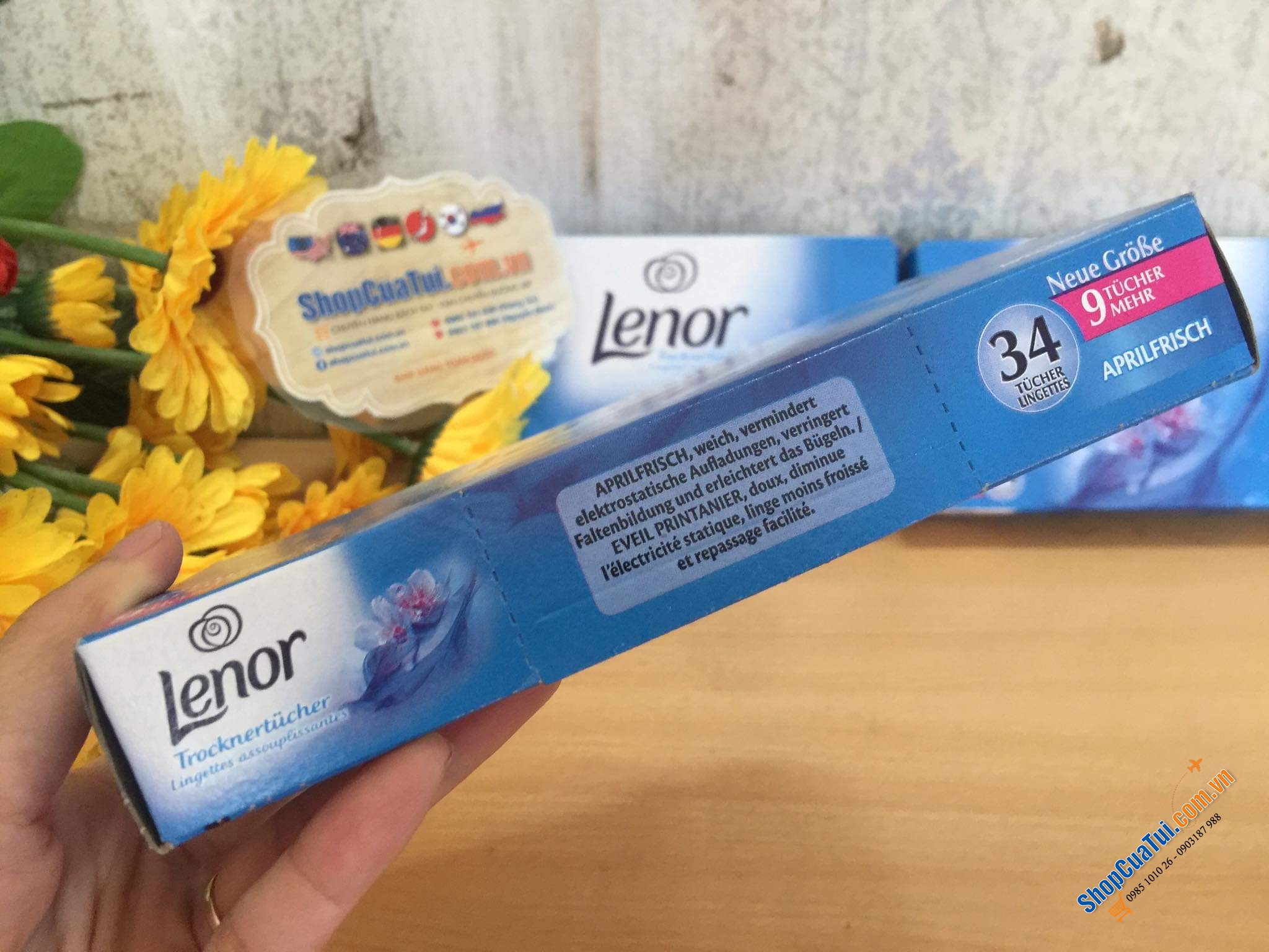 GIẤY THƠM LENOR cho quần áo trong tủ hoặc khoảng không gian nhà bạn thơm một cách thanh mát, dễ chịu. Mùi hương của giấy thơm Lenor là mùi hoa ly, có thể lưu giữ mùi được 48h.