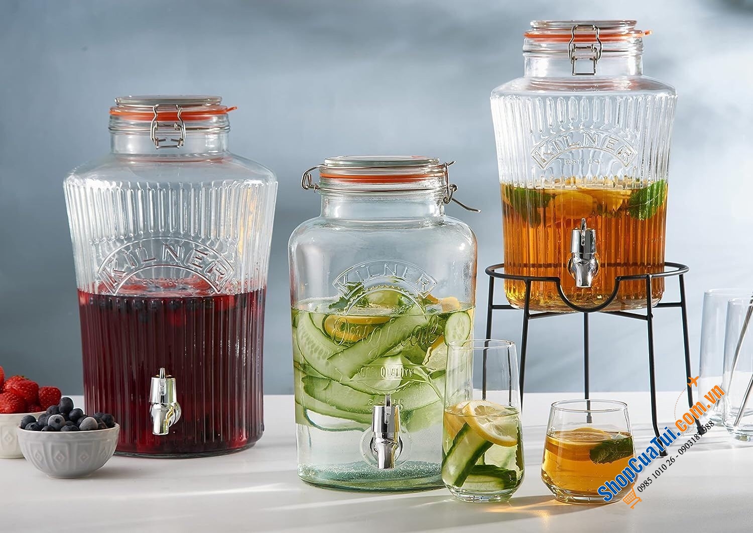 Bình thủy tinh Kilner 8 lít thương hiệu Đức