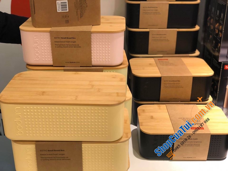 HỘP ĐỰNG BÁNH MỲ - BÁNH COOKIE BODUM - MADE IN EU - Kích thước 20x30x11 cm