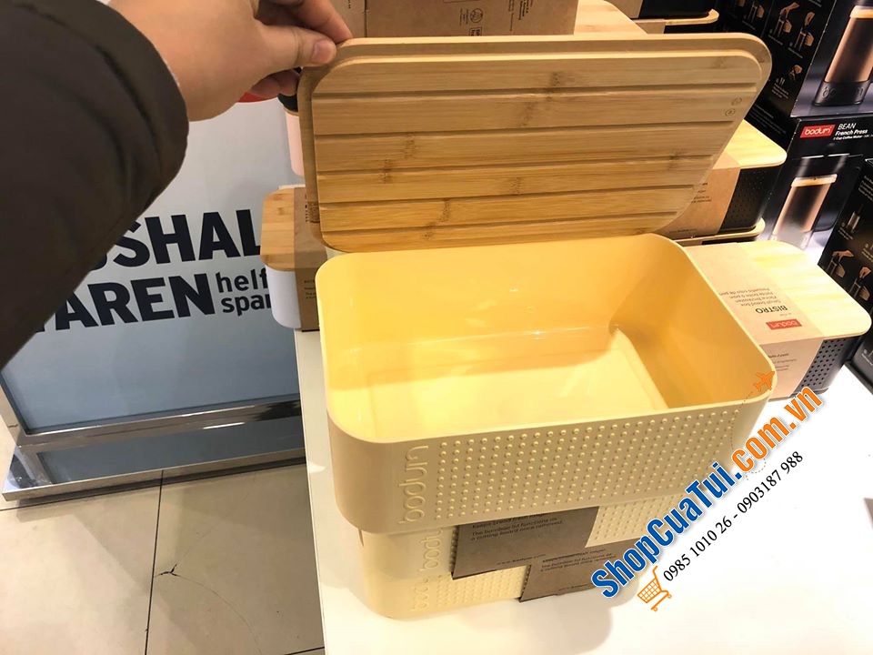 HỘP ĐỰNG BÁNH MỲ - BÁNH COOKIE BODUM - MADE IN EU - Kích thước 20x30x11 cm