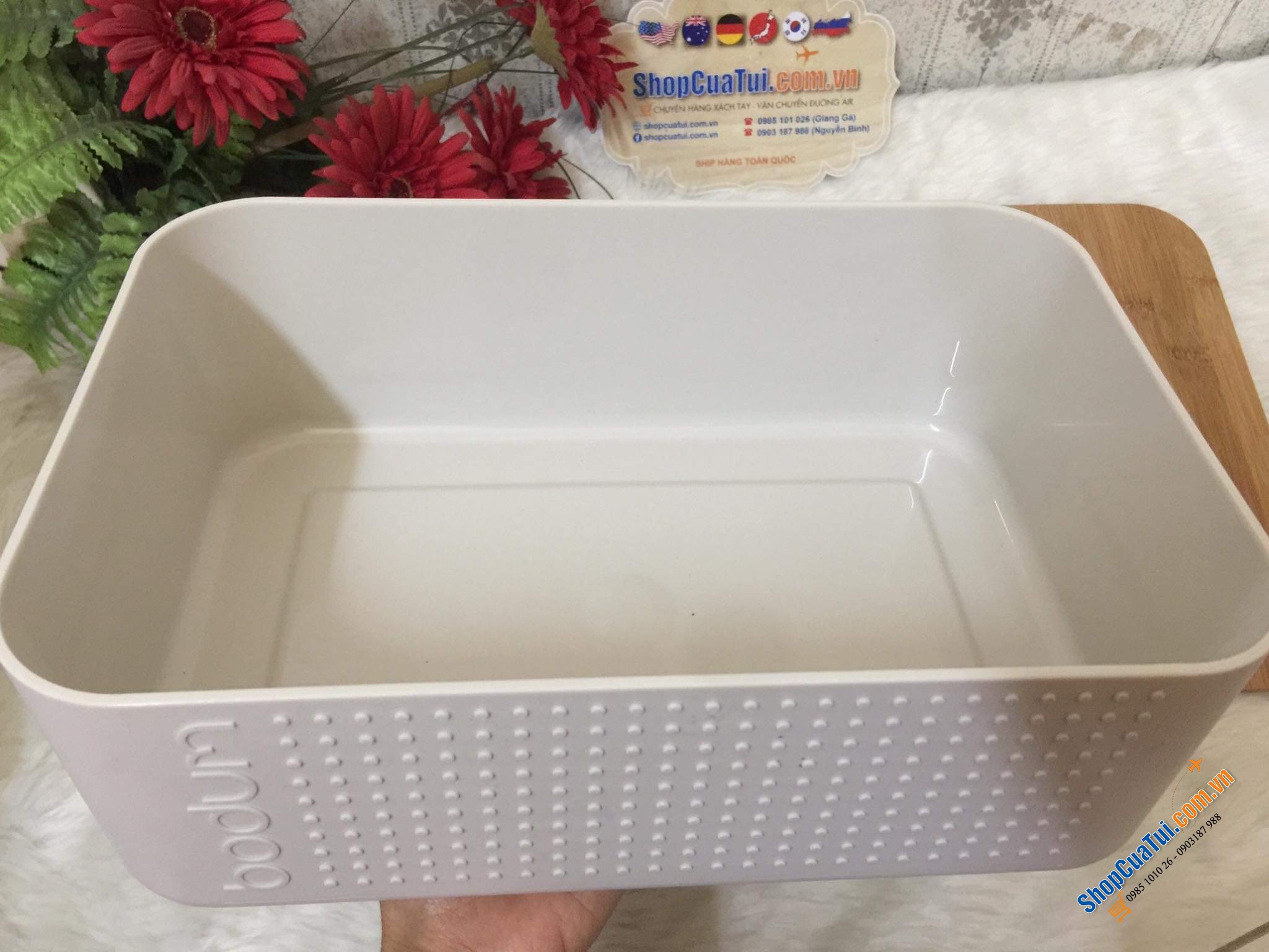 HỘP ĐỰNG BÁNH MỲ - BÁNH COOKIE BODUM - MADE IN EU - Kích thước 20x30x11 cm