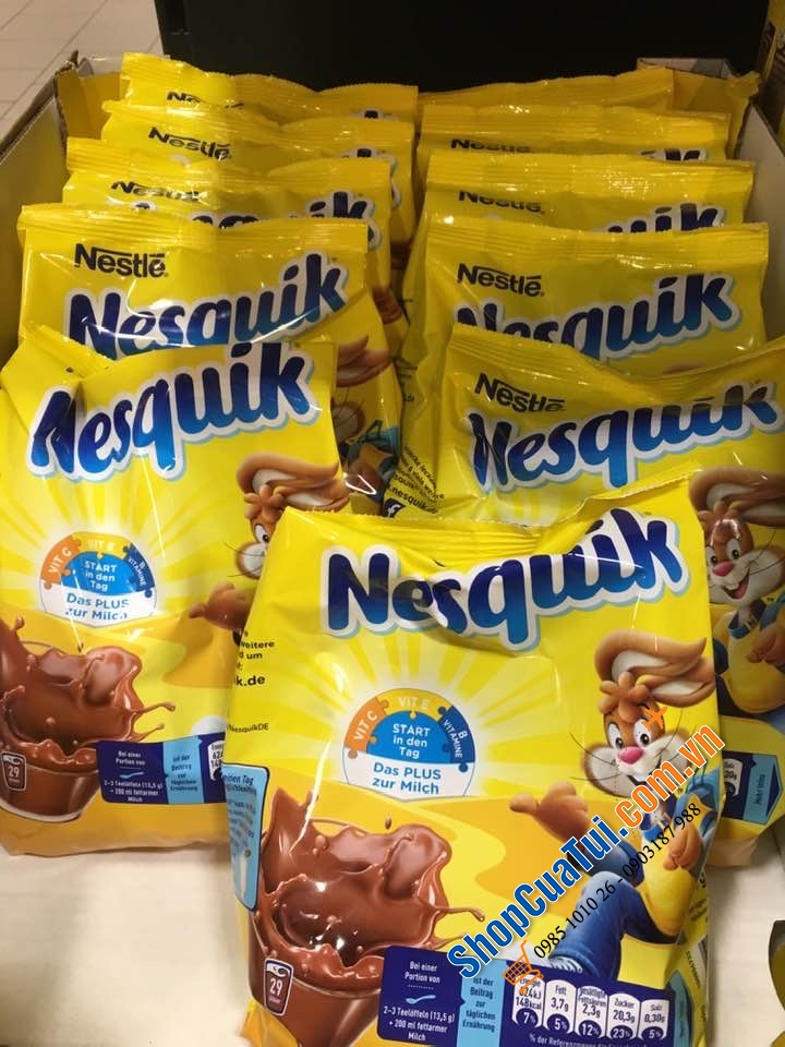 CACAO NESQUIK 400g - Ca Cao Nesquick thơm ngon chuẩn từ Đức