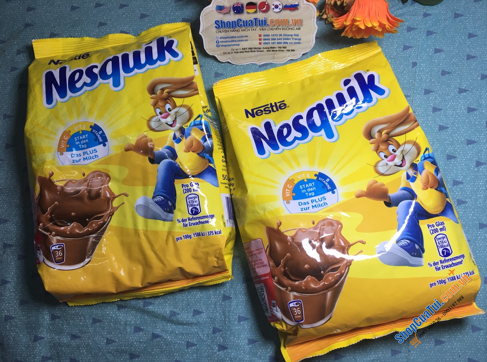 CACAO NESQUIK 400g - Ca Cao Nesquick thơm ngon chuẩn từ Đức