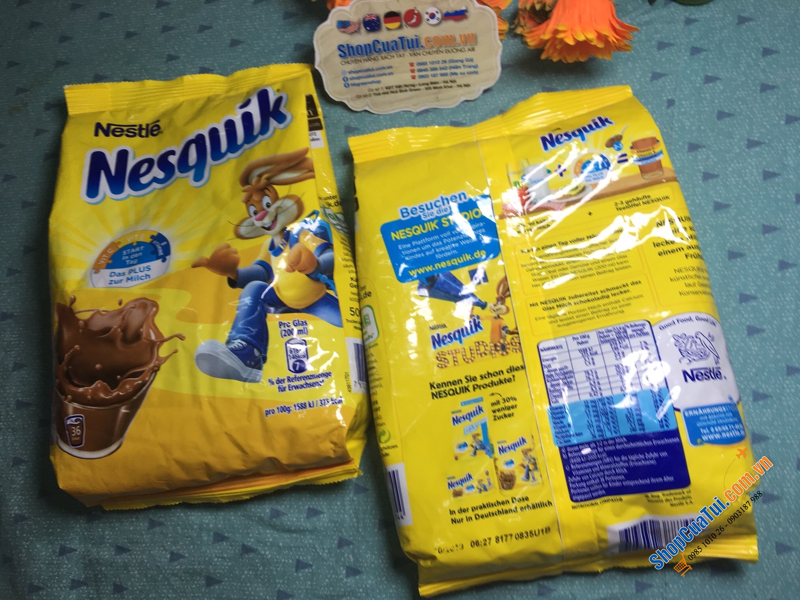 CACAO NESQUIK 400g - Ca Cao Nesquick thơm ngon chuẩn từ Đức