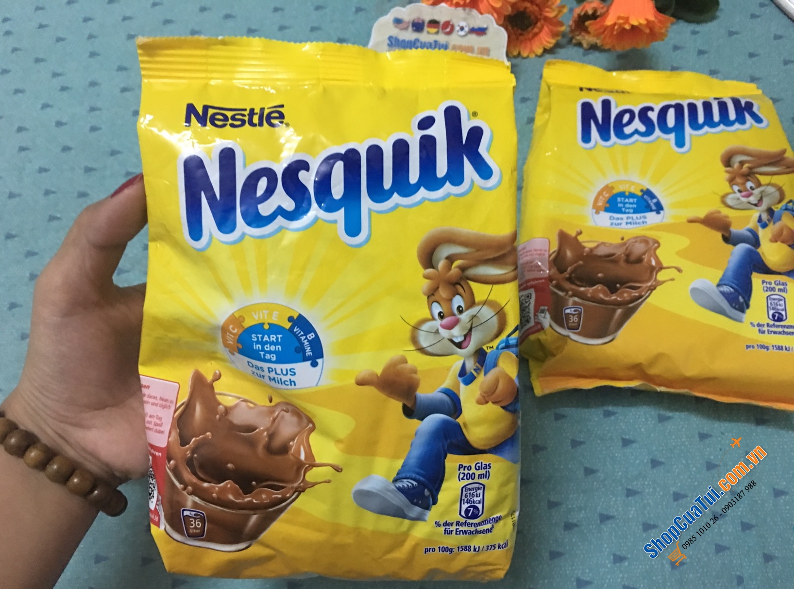 CACAO NESQUIK 400g - Ca Cao Nesquick thơm ngon chuẩn từ Đức