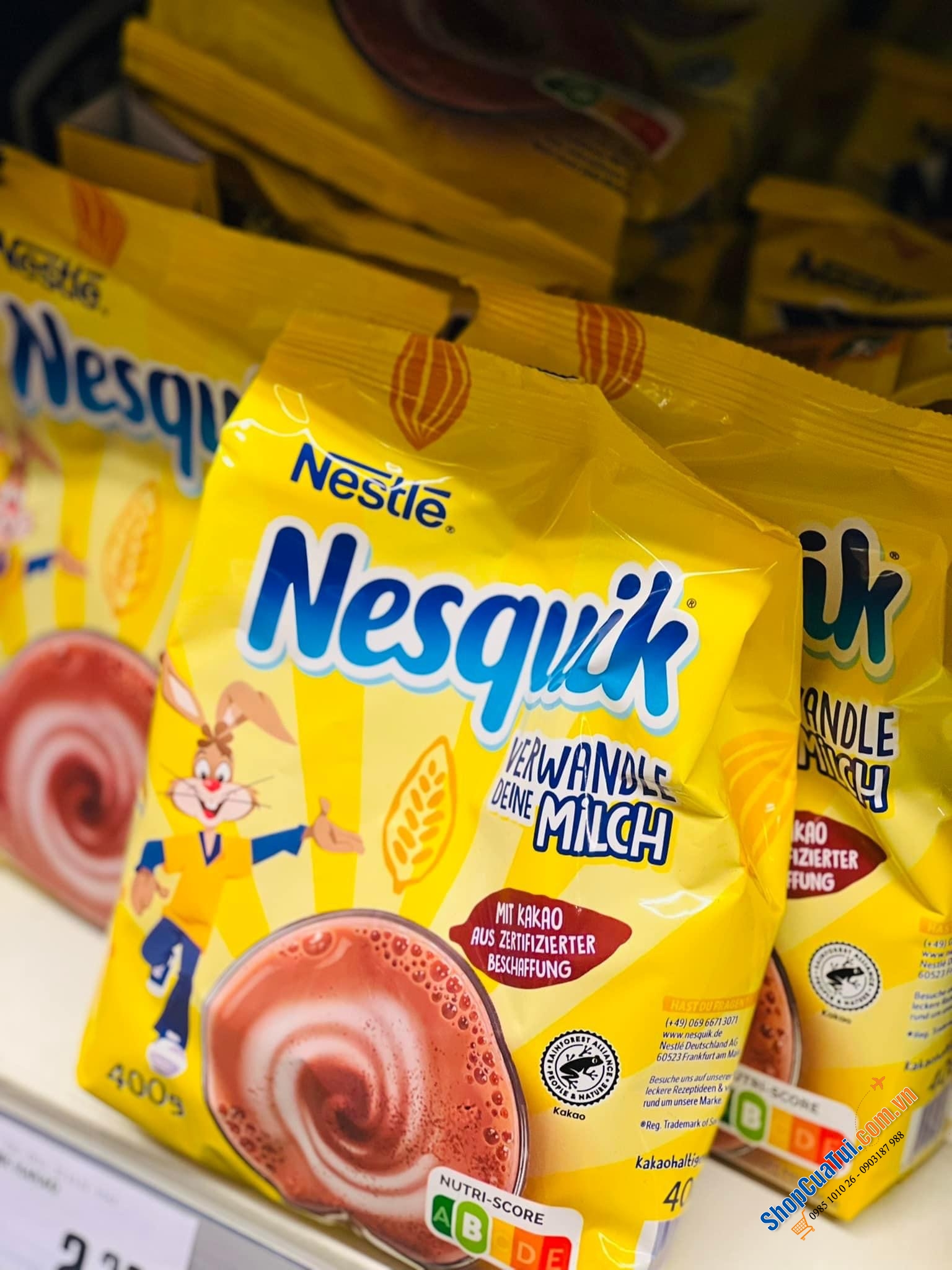 CACAO NESQUIK 400g - Ca Cao Nesquick thơm ngon chuẩn từ Đức