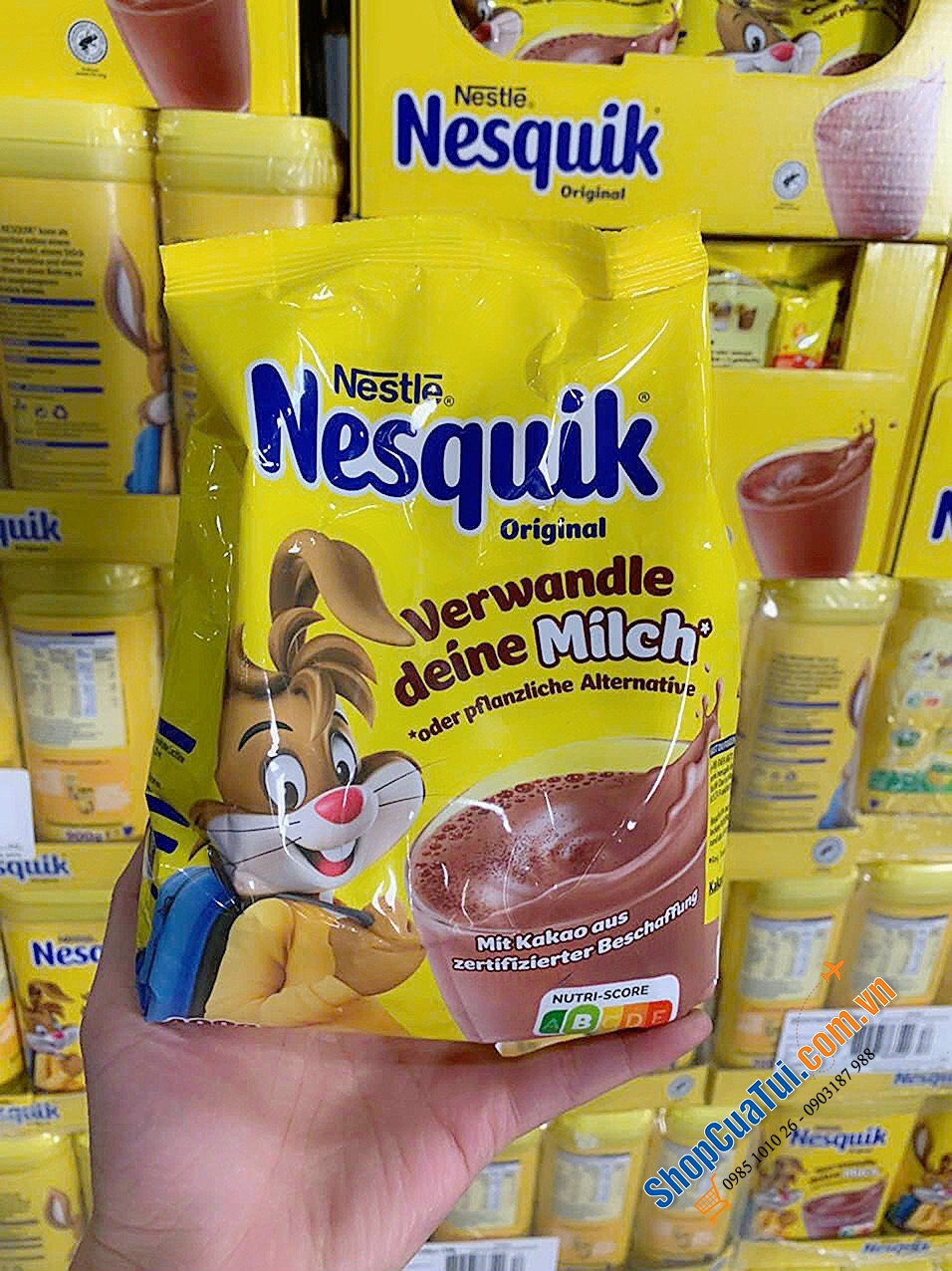 CACAO NESQUIK 400g - Ca Cao Nesquick thơm ngon chuẩn từ Đức