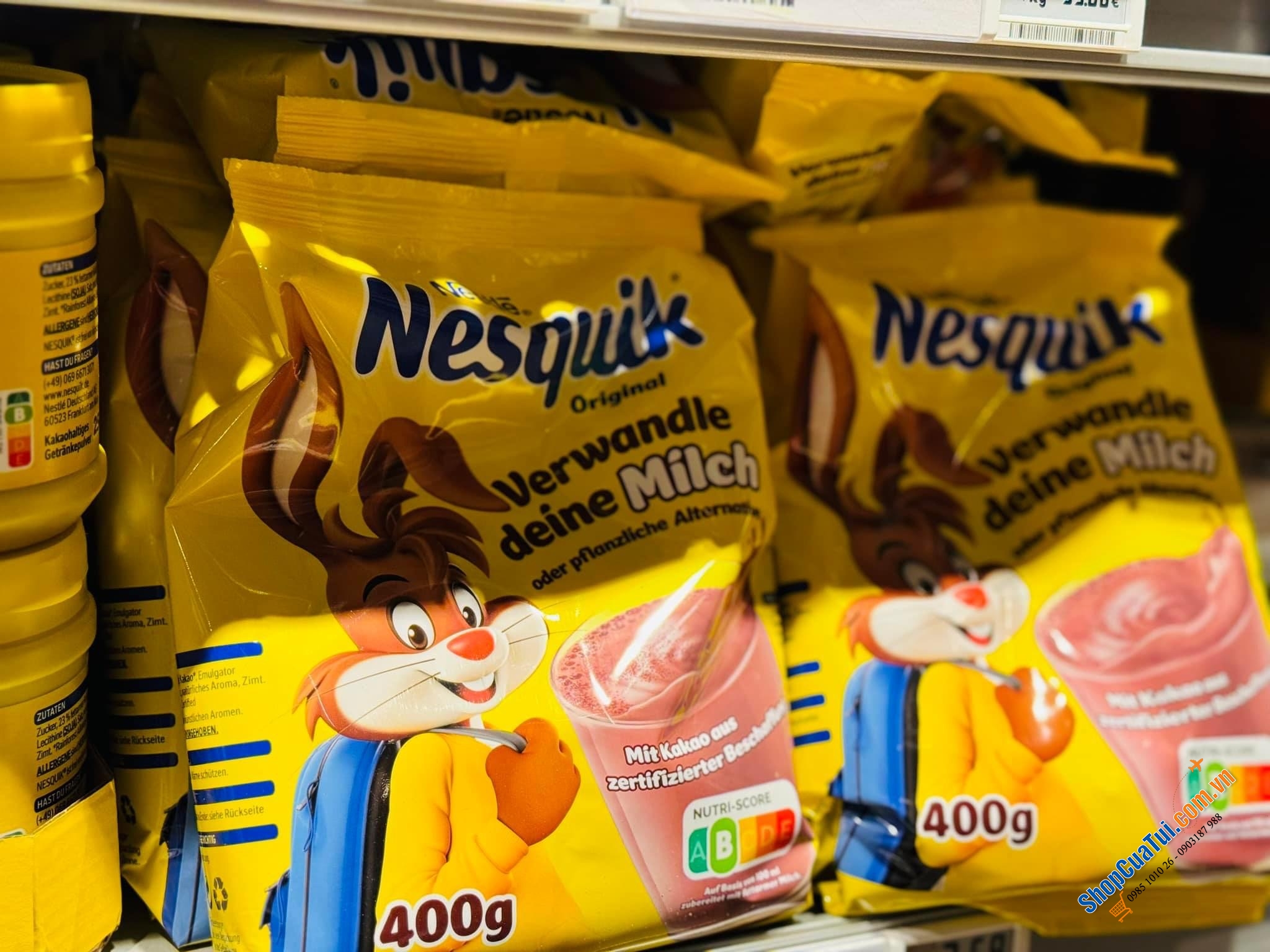 CACAO NESQUIK 400g - Ca Cao Nesquick thơm ngon chuẩn từ Đức