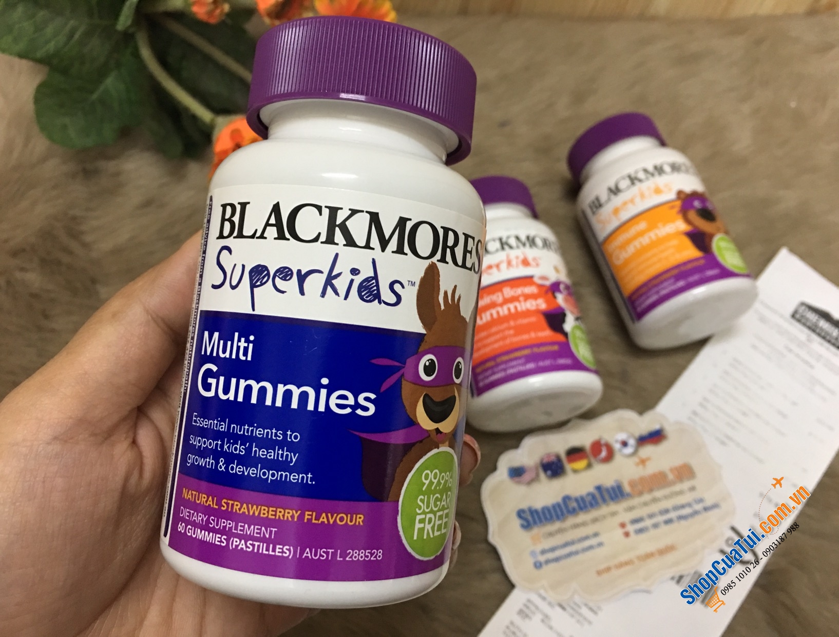Blackmores Superkids gummies cho bé lọ 60 viên