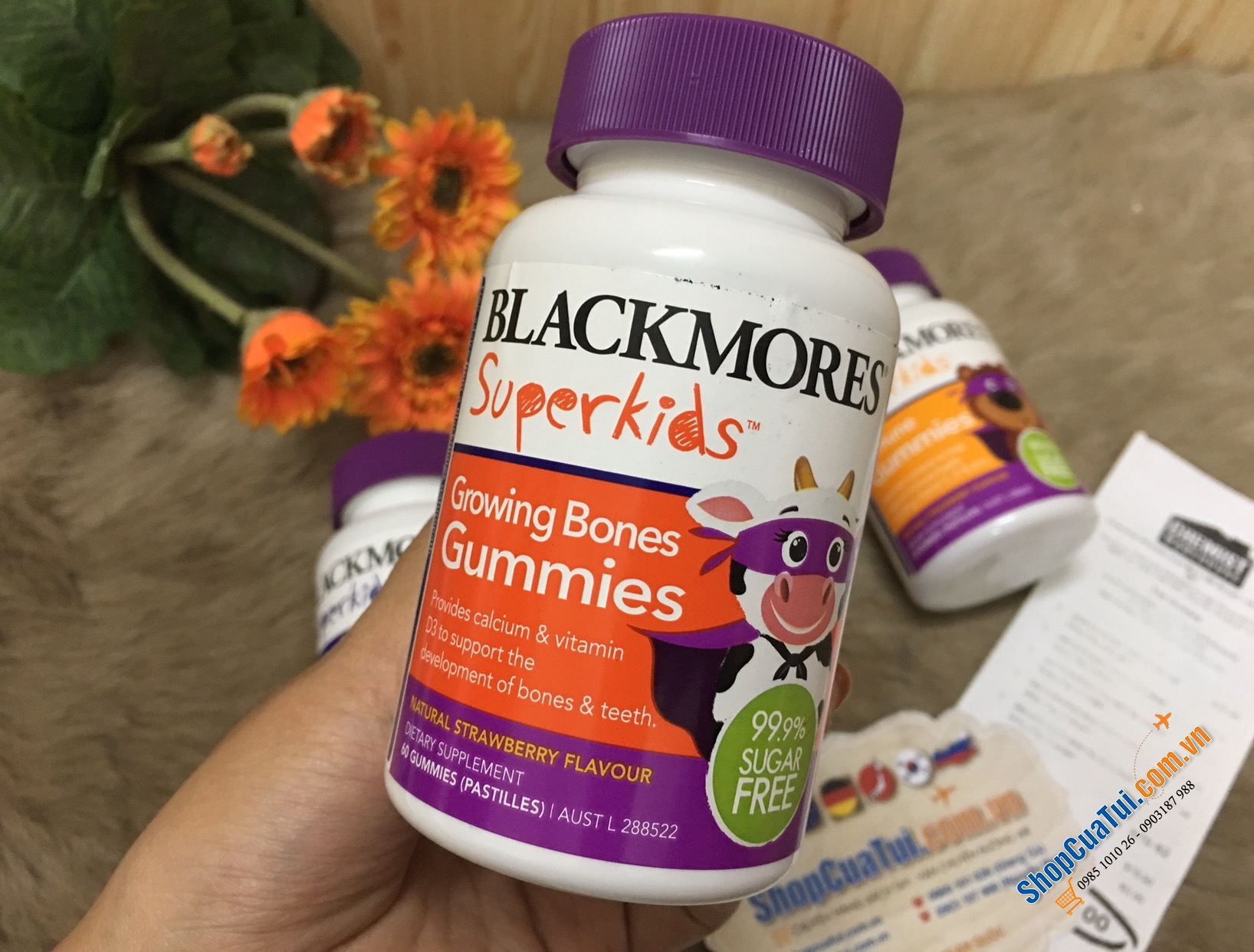 Blackmores Superkids gummies cho bé lọ 60 viên
