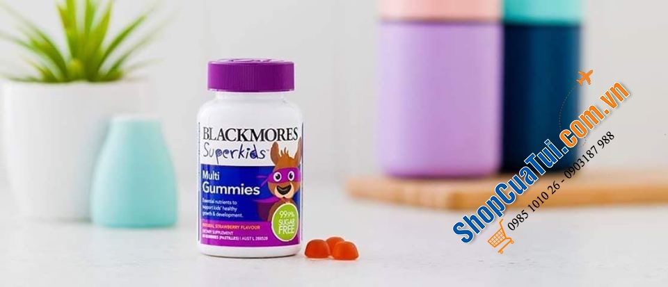 Kẹo bổ đa vitamin cho trẻ em Blackmores SuperKids Multi Gummies 60 viên