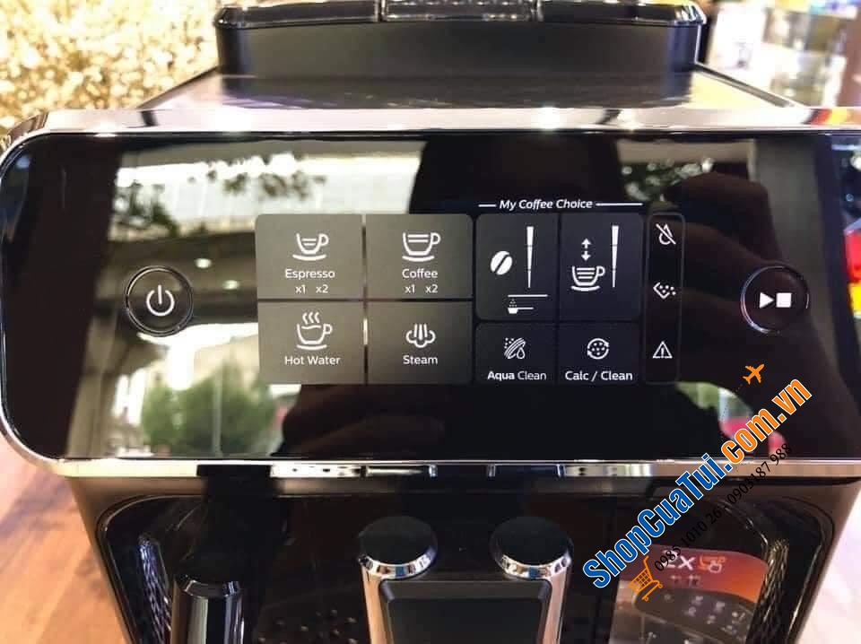MÁY PHA CÀ PHÊ PHILIPS EP2221/40 - thưởng thức ba đặc sản cà phê thơm (espresso, cà phê, cappuccino) - dễ dàng hơn bao giờ hết