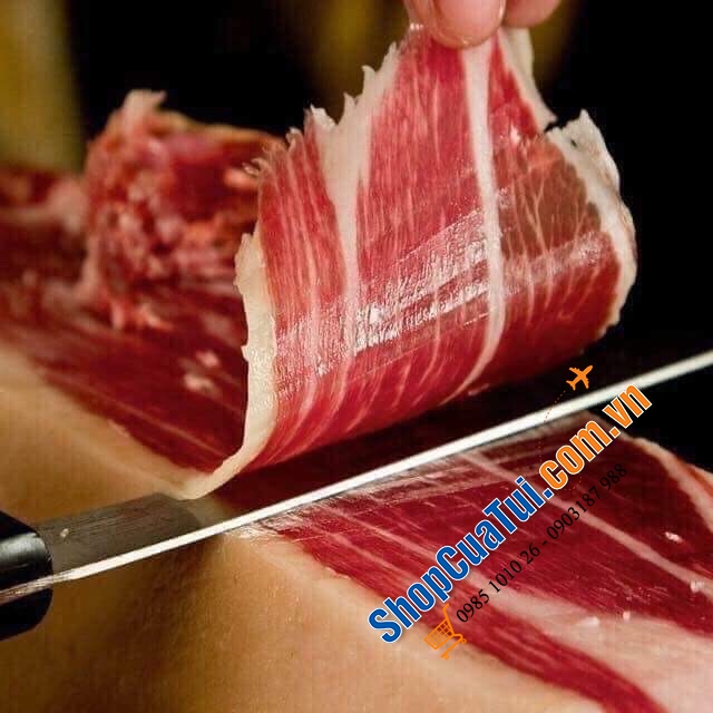 ĐÙI Heo muối, đùi  LỢN MUỐI JAMON SERRANO ABRAHAM 1kg - HÀNG THƯỢNG HẠNG LOẠI 1.