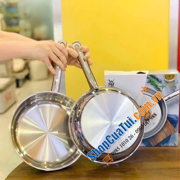 CHẢO WMF CROMARGAN PROFI 20 cm - RÁN KHÔNG DÍNH - chảo inox 20cm