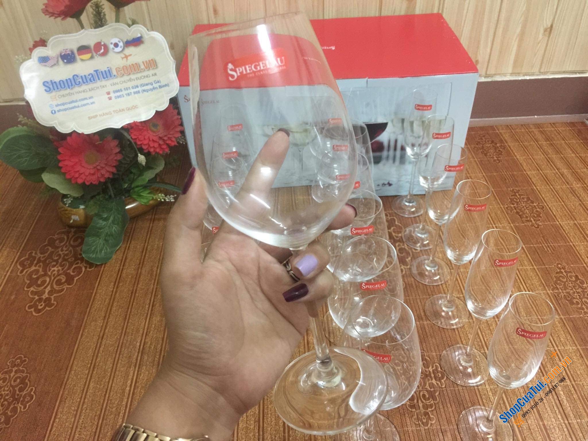 SET 18 LY THUỶ TINH SIÊU CẤP SPIEGELAU - MADE IN GERMANY