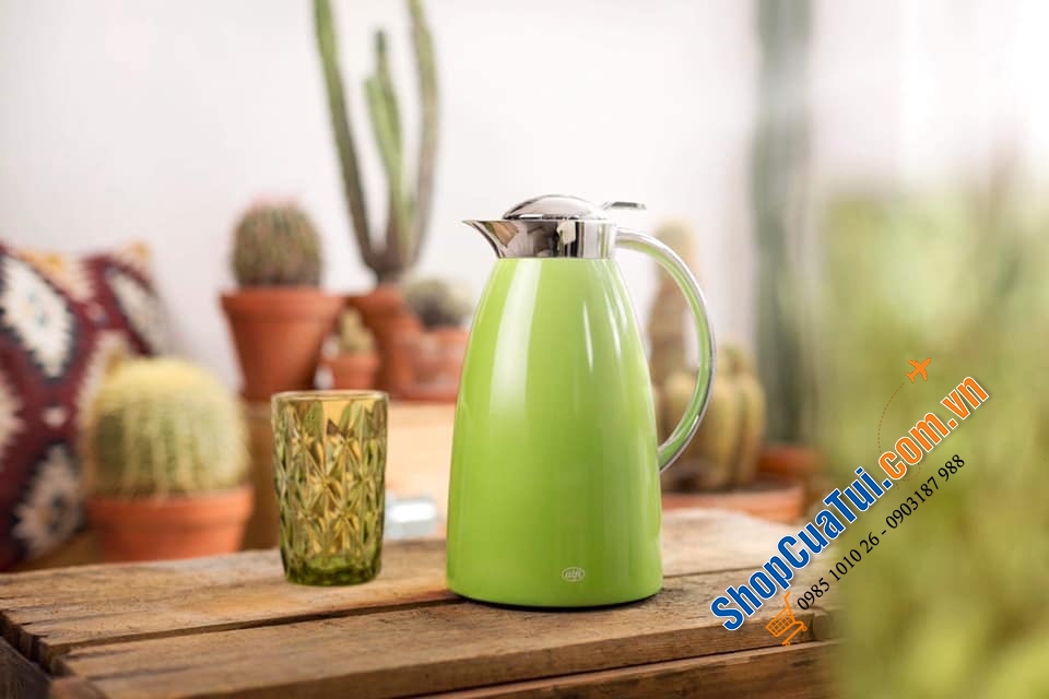 BÌNH GIỮ NHIỆT ALFI GUSTO 1L  - Made in Germany - màu trắng hoặc màu xanh