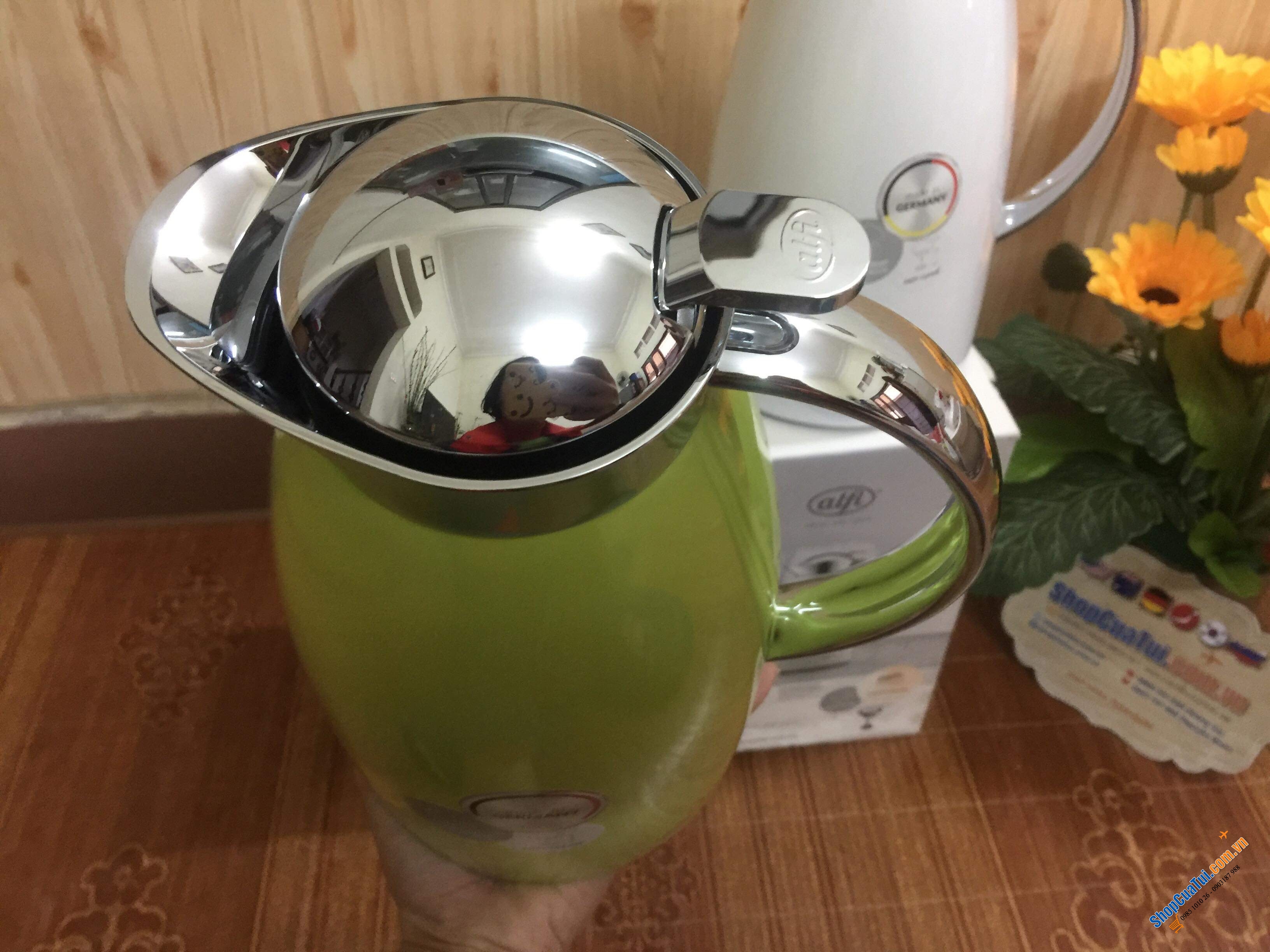 BÌNH GIỮ NHIỆT ALFI GUSTO 1L  - Made in Germany - màu trắng hoặc màu xanh