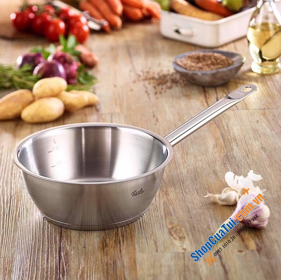 Bộ Fissler Profi Original 6 món (4 nồi + 1 xửng hấp + 1 quánh)