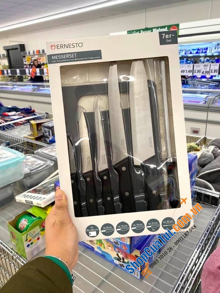 Set dao Ernesto 7 món - quá rẻ cho set dao hàng nội địa Đức đang sale 35%