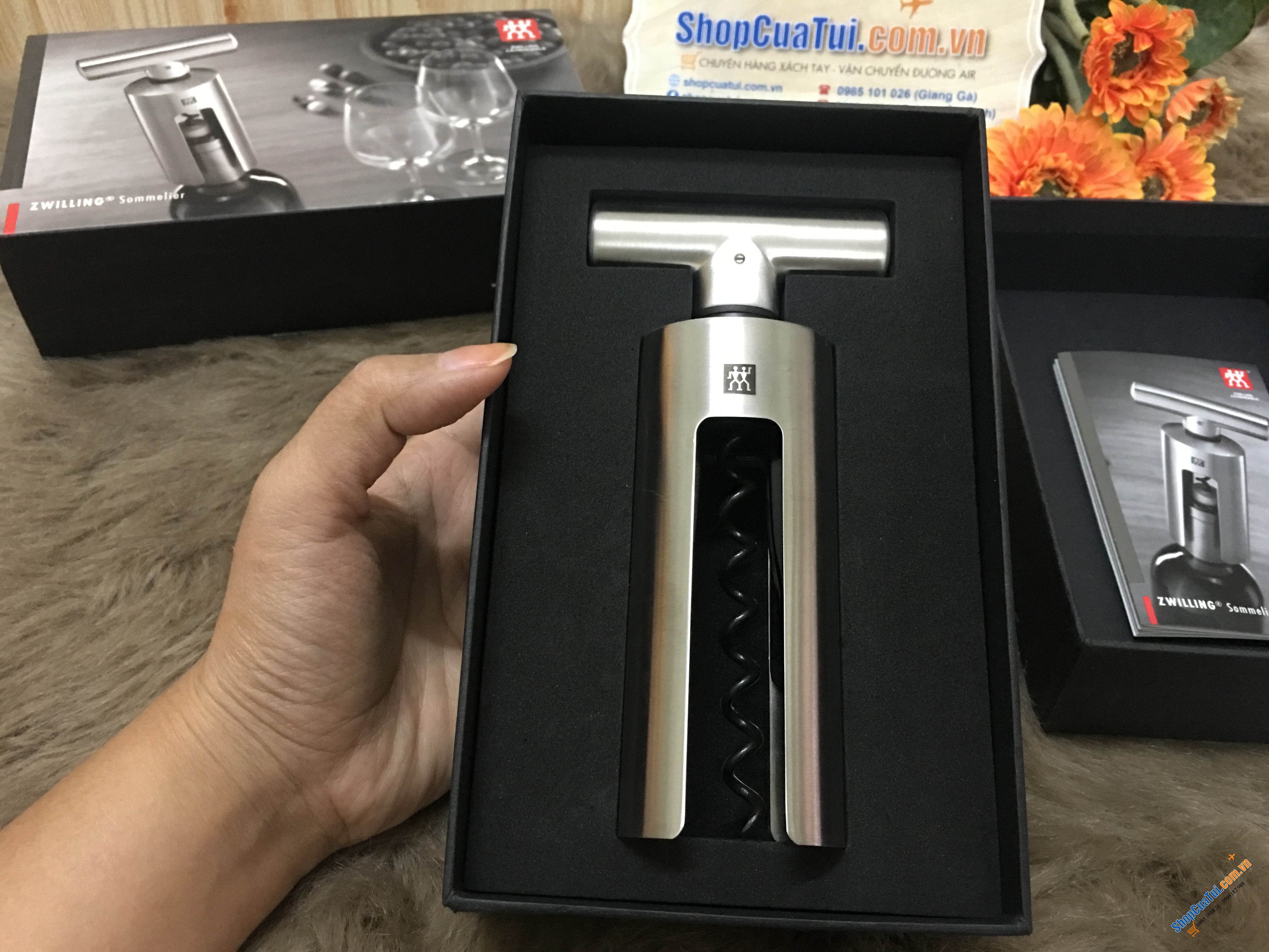 DỤNG CỤ MỞ RƯỢU VANG CAO CẤP ZWILLING LOẠI TO
