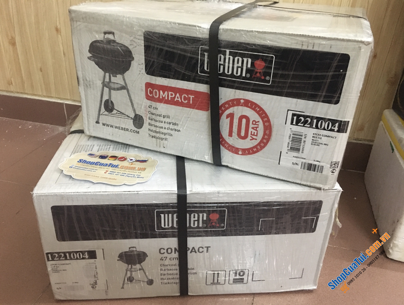 BẾP NƯỚNG THAN HOA NGOÀI TRỜI WEBER ĐƯỜNG KÍNH 47CM