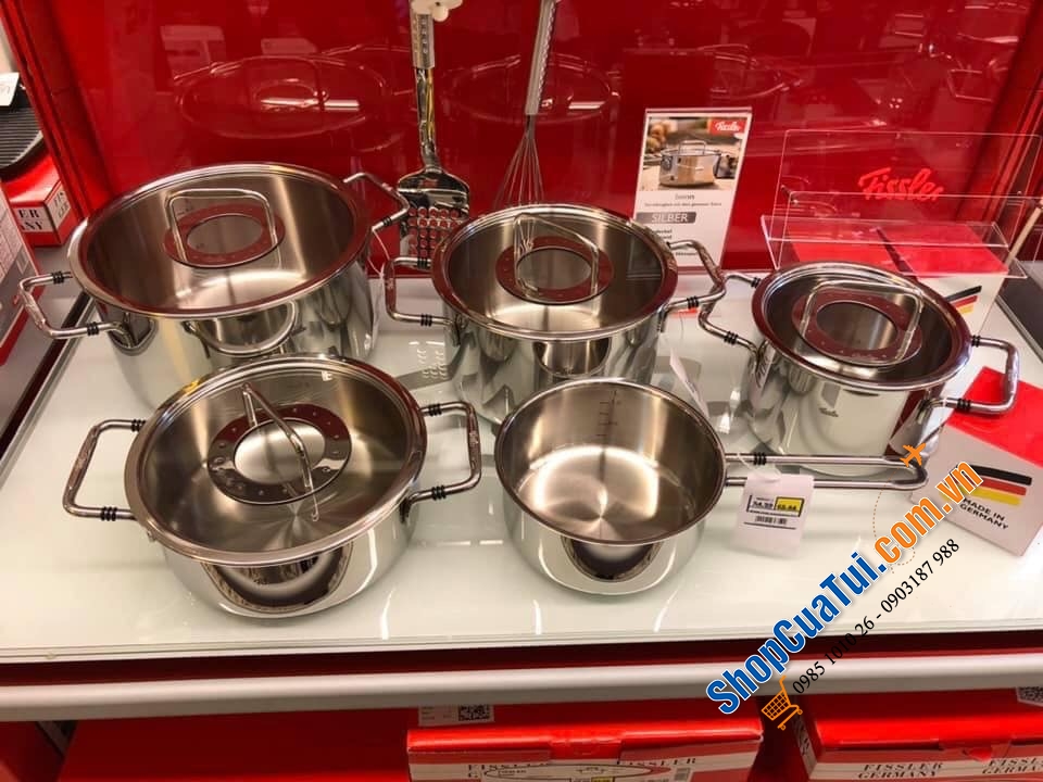 BỘ NỒI FISSLER BONN 5 MÓN